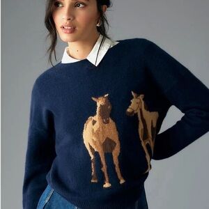 Anthropologie - Maeve - Horse Sweater